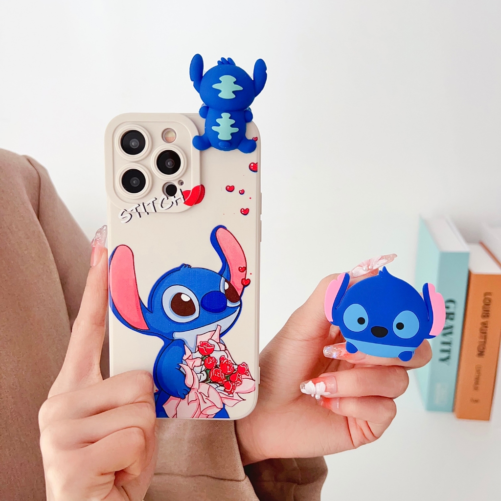 Love Stitch สําหรับ Huawei Y9 Prime 2019 Y9S Y7Pro2016 Y9 2019 Y8P Y6S Y6Pro2019 Y7A การ์ตูนน่ารักกร