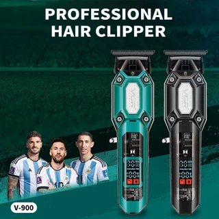 VGR V-900 ปัตตาเลี่ยนตัดผม มาพร้อมกับกันขอบ ทิมเมอร์ ฟันเซรามิค มีจอบอก%แบต 7000รอบ