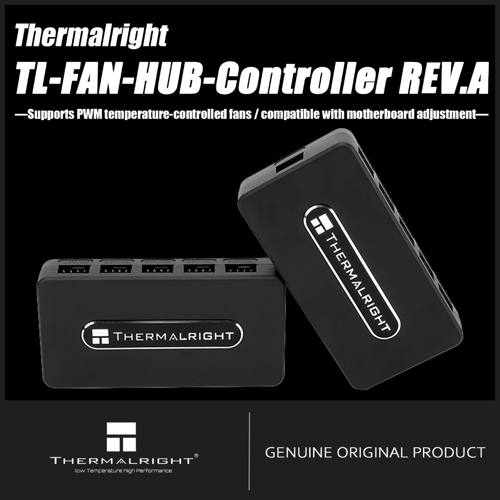 Thermalright FAN-HUB-Controller REV.A Fan Hub & 5V 3-Pin ARGB Lighting Controller 10-Port Fan Power 