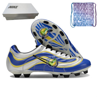 รองเท้าฟุตบอลผู้ชาย สวมทนสีฟ้าเงิน ไซส์ 39-45