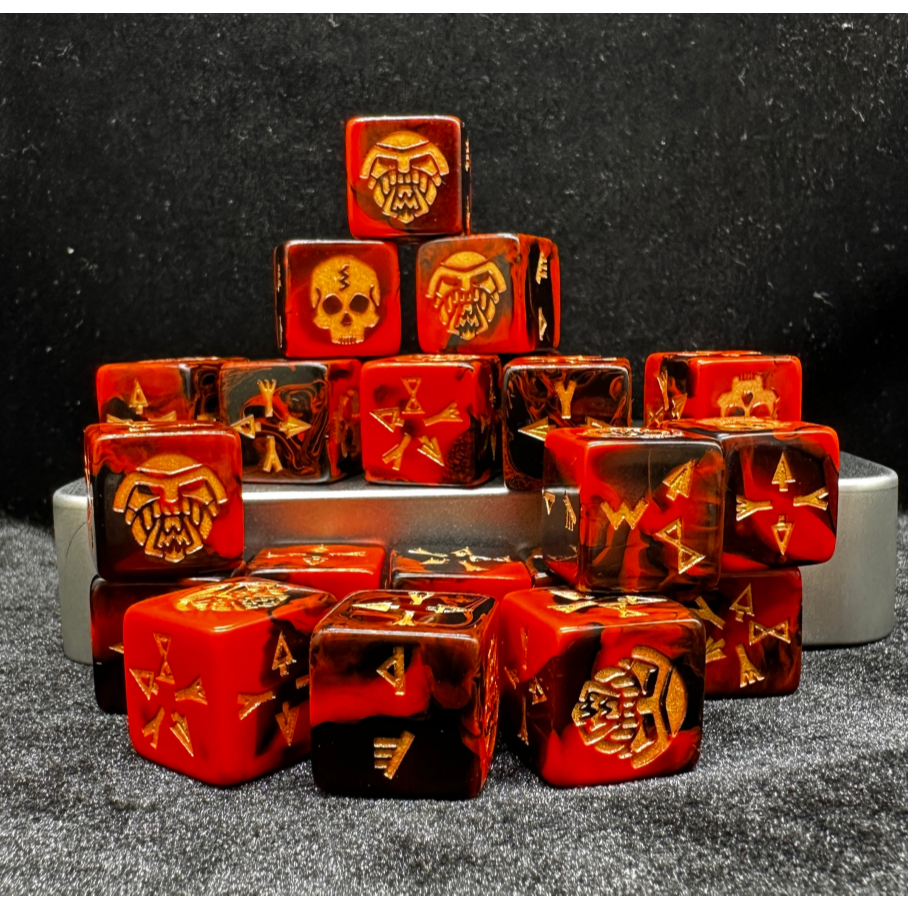 Warhammer 40k Dice Warhammer Dice Space Shortman Dice Warhammer Dice Warhammer Dice 6 ด้านลูกเต๋า