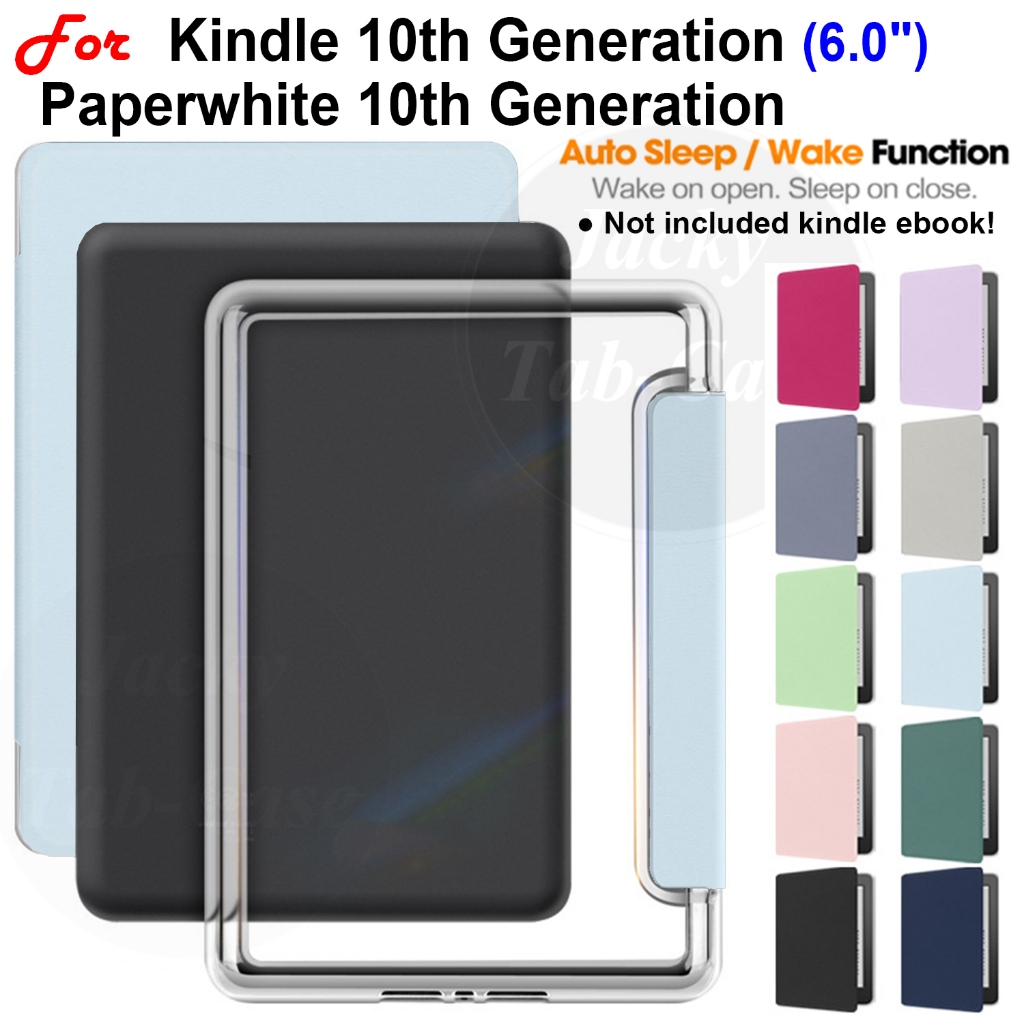 สําหรับ Kindle 10th Generation/Paperwhite 4 (10th Gen) KPW4 6" แฟชั่นอะคริลิคฝาครอบสมาร์ท Sleep Wake