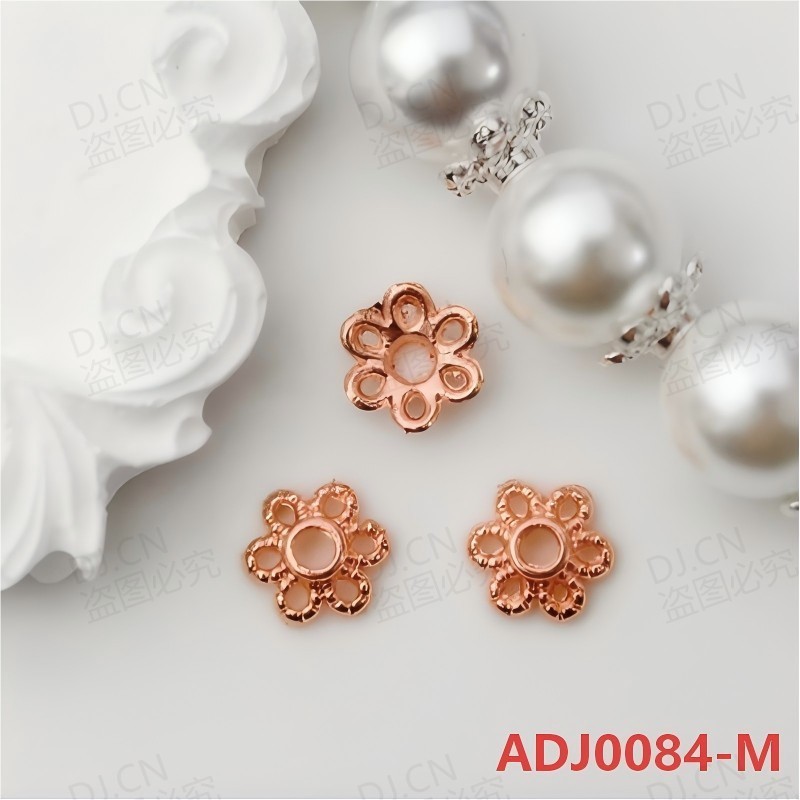 ADJ0084 [โมโนโครมฟรี 30 ชิ้นสําหรับการสั่งซื้อมากกว่า 100 ชิ้น] 14 พันทองรักษาทั้งร่างกายหนาเงิน Receptacle Spacer นูนหางกลวงหกกลีบขนาดเล็กทําด้วยมือ DIY จับคู่เครื่องประดับธรรมชาติอุปกรณ์เสริมวัสดุแพคเกจ ราคา ถูกที่สุด ดีลบีเคเค แกลเลอรีภาพที่ 5