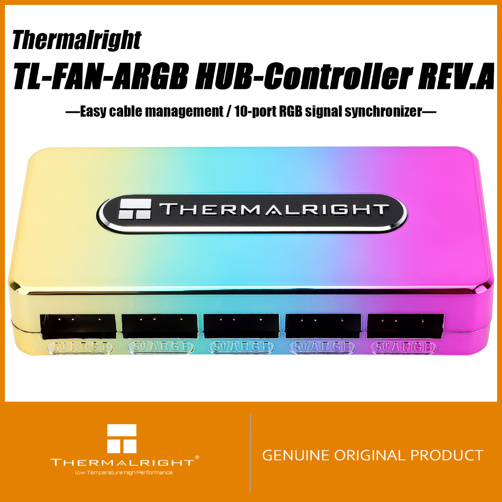 Thermalright FAN-ARGB HUB-Controller REV.A Fan Hub & 5V 3-Pin ARGB Lighting Controller 5V 3-Pin 10-P