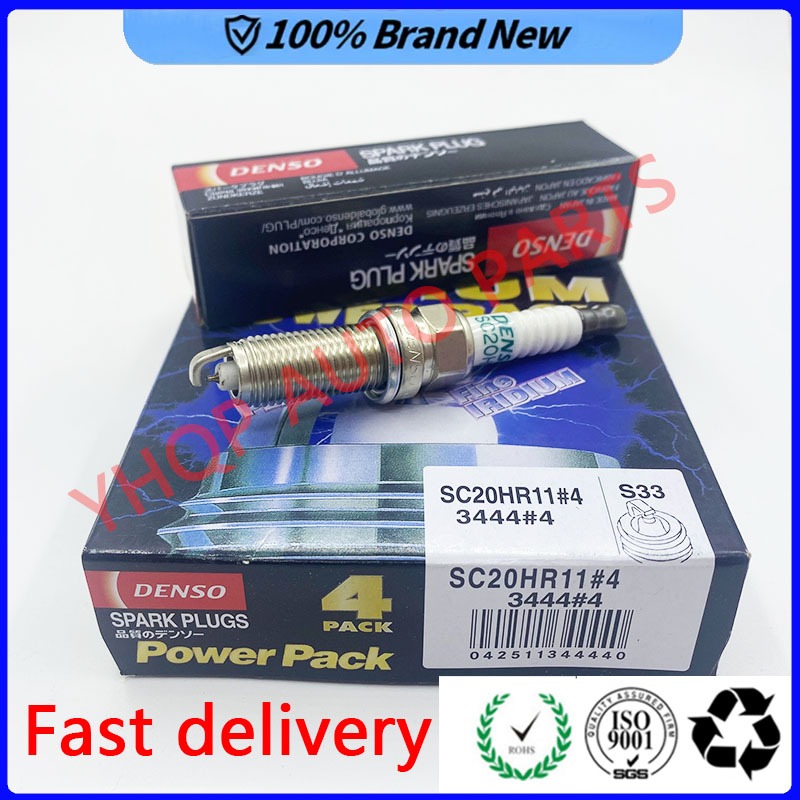 4PCS SC20HR-11 หัวเทียนอิริเดียม Altis1.8(10-) Wish1.8(09-) SC20HR11 3444