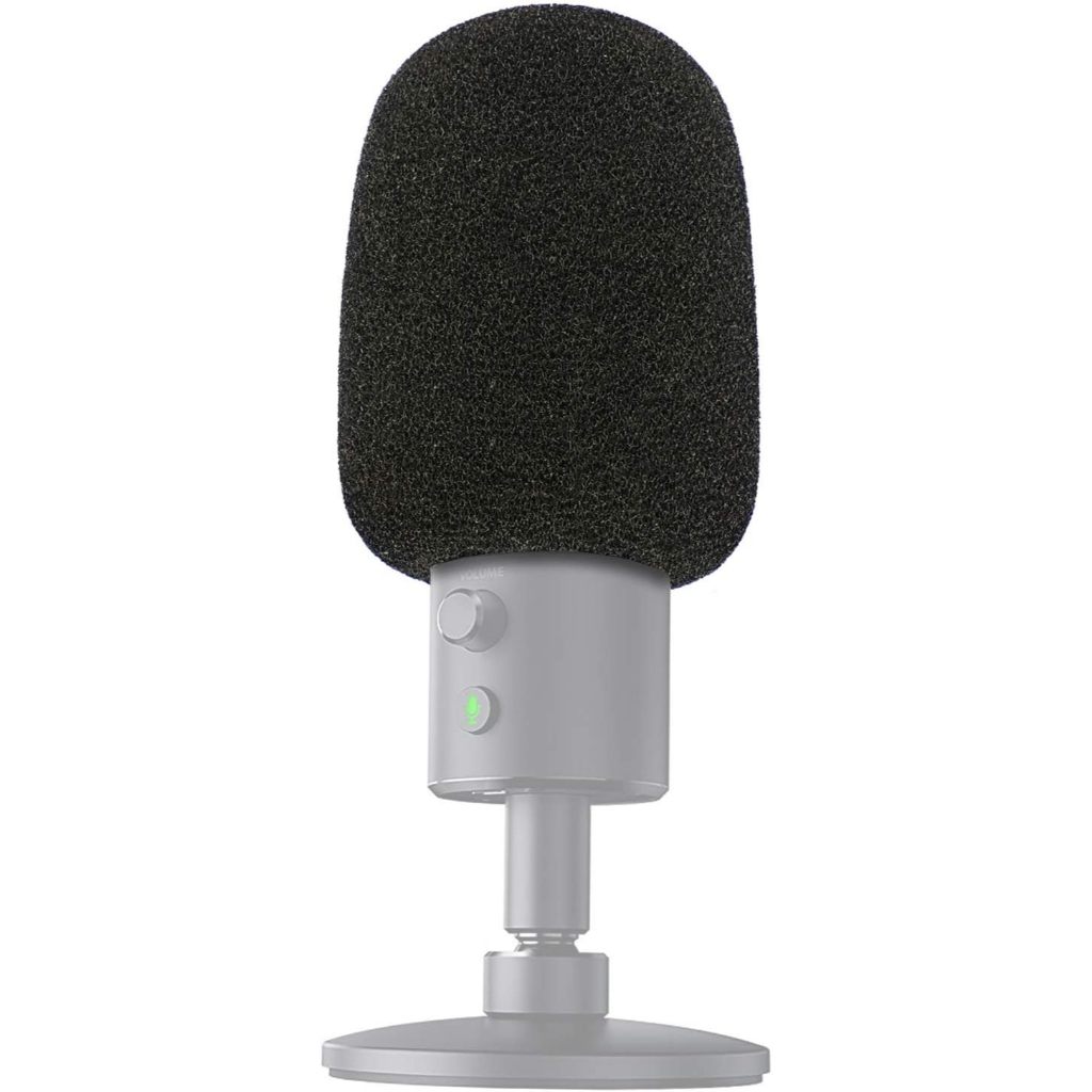 Razer Seiren X Pop Filter - Mic Cover Foam Pop Filter ที่กําหนดเองสําหรับไมโครโฟนสตรีมมิ่ง Razer Sei