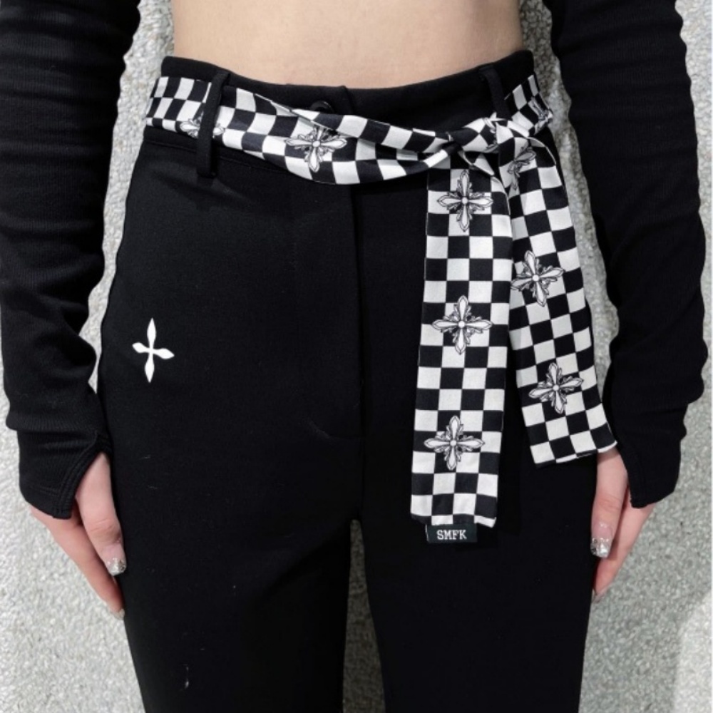 ผ้าพันคอผู้หญิงลายจุด ดีไซน์หรูหรา มีคอริบบิ้นตกแต่ง เหมาะสำหรับหลายโอกาส - รูปที่ 7