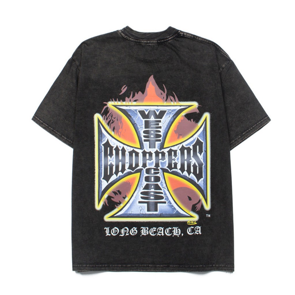 เสื้อยืดผู้ชาย West Coast Chopper สไตล์ Streetwear และ Motocross