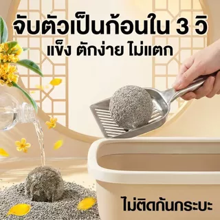 [Petclear] ทรายแมวภูเขาไฟ 5kg กลิ่นหอมหมื่นลี้ จับตัวไว เก็บกลิ่นดีเยี่ยม ฝุ่นน้อย ไม่ติดเท้า