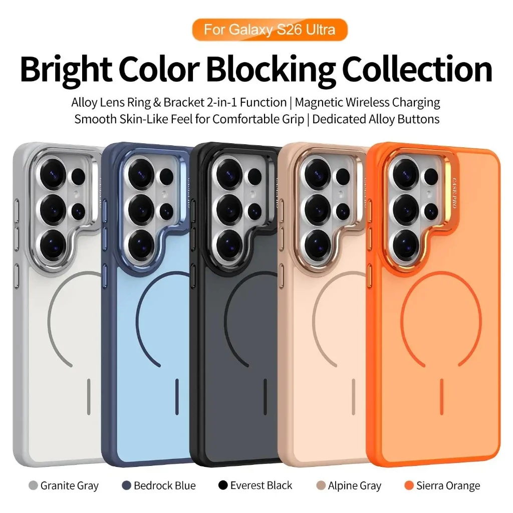 เคสโทรศัพท์เข้ากันได้กับ Samsung S25 Ultra, A56, A55, A54, S25 Ultra, A56, A36, A37, A26, A35, A54 ฝาครอบเลนส์คู่
