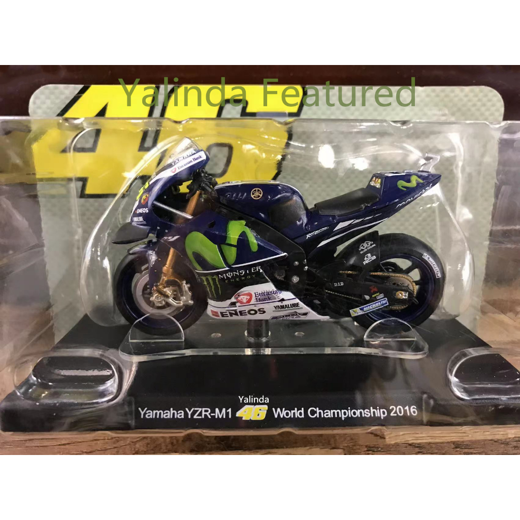 YALINDA 46 1:18 รถจักรยานยนต์ GP Yamaha YZR-M1 แชมเปี้ยนโลก 2016