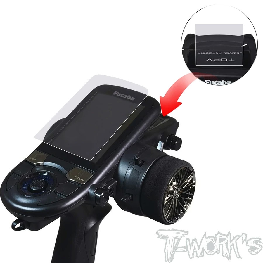 รุ่นไฟ T-WORKS Futaba T6PV HD ฟิล์มกันรอยหน้าจอ TA-085-T6PV