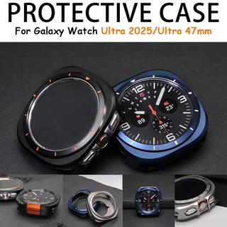 หรูหราอลูมิเนียมสําหรับ Samsung Galaxy Watch Ultra 2025 ฝาครอบโลหะป้องกันหน้าจอสําหรับ Samsung Galaxy 7 Ultra 47 อุปกรณ์เสริม