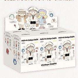 ⚡เตรียมการจัดส่ง⚡กล่องสุ่ม Molinta Molinta Popcorn Sister Retro Wear Series Mystery Box Figure