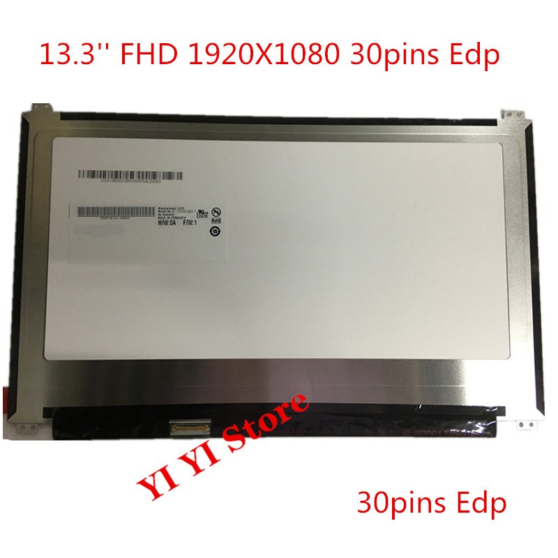 13.3 นิ้ว B133HAN02.7 สําหรับ ASUS UX330 UX330U UX330UA B133HAN02.1 แล็ปท็อป LCD Matrix หน้าจอ FHD 1