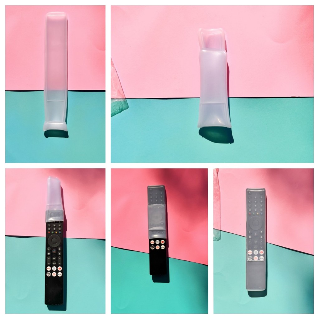 Tcl RC802N ฝาครอบป้องกันรีโมทคอนโทรลซิลิโคนป้องกันการตกกระแทกแบบหนา - รูปที่ 3