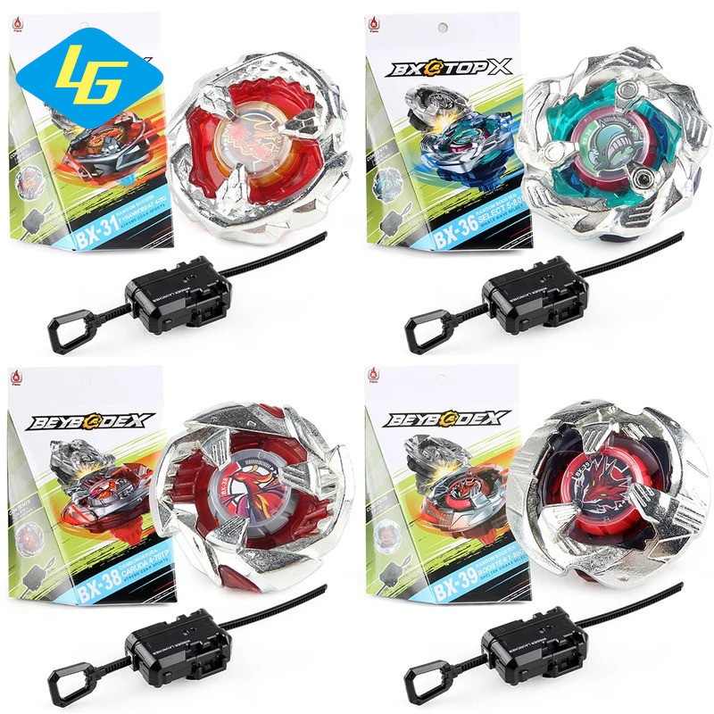 Beyblade Burst BX-36 Whale Wave BX-38 BX-39 BX-31 Booster Spinning Top โลหะ Battle ของเล่น Ripcord L