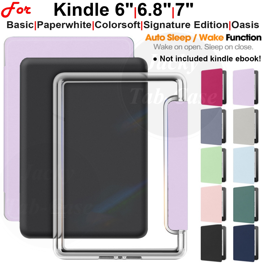 ฝาครอบอะคริลิคคุณภาพสูงสําหรับ Kindle 6.8 6 7 นิ้ว Colorsoft Signature Edition Paperwhite รุ่นที่ 12