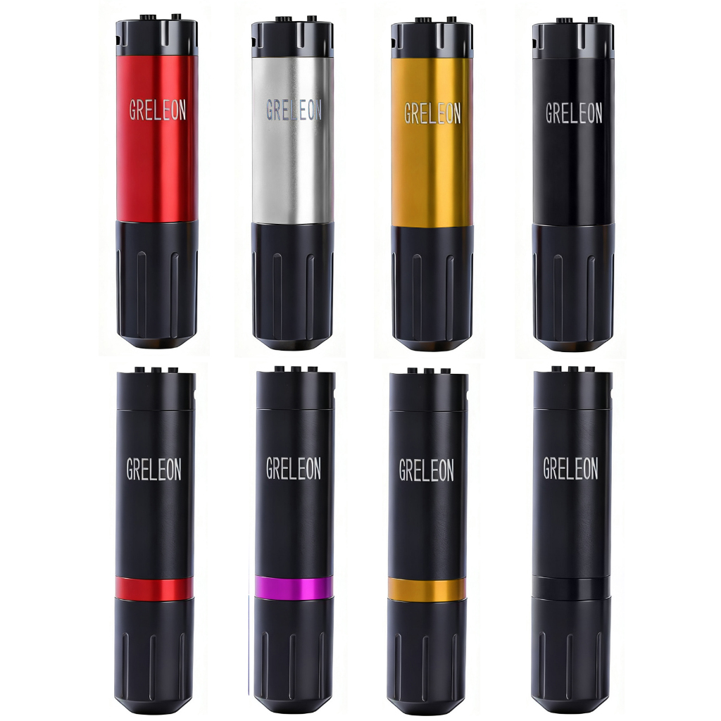 Greelon ปากกาสักไร้สายตัดและพ่นหมอกจอแสดงผล LED แบตเตอรี่ชาร์จเร็วมาตรฐานอัพเกรด Edition