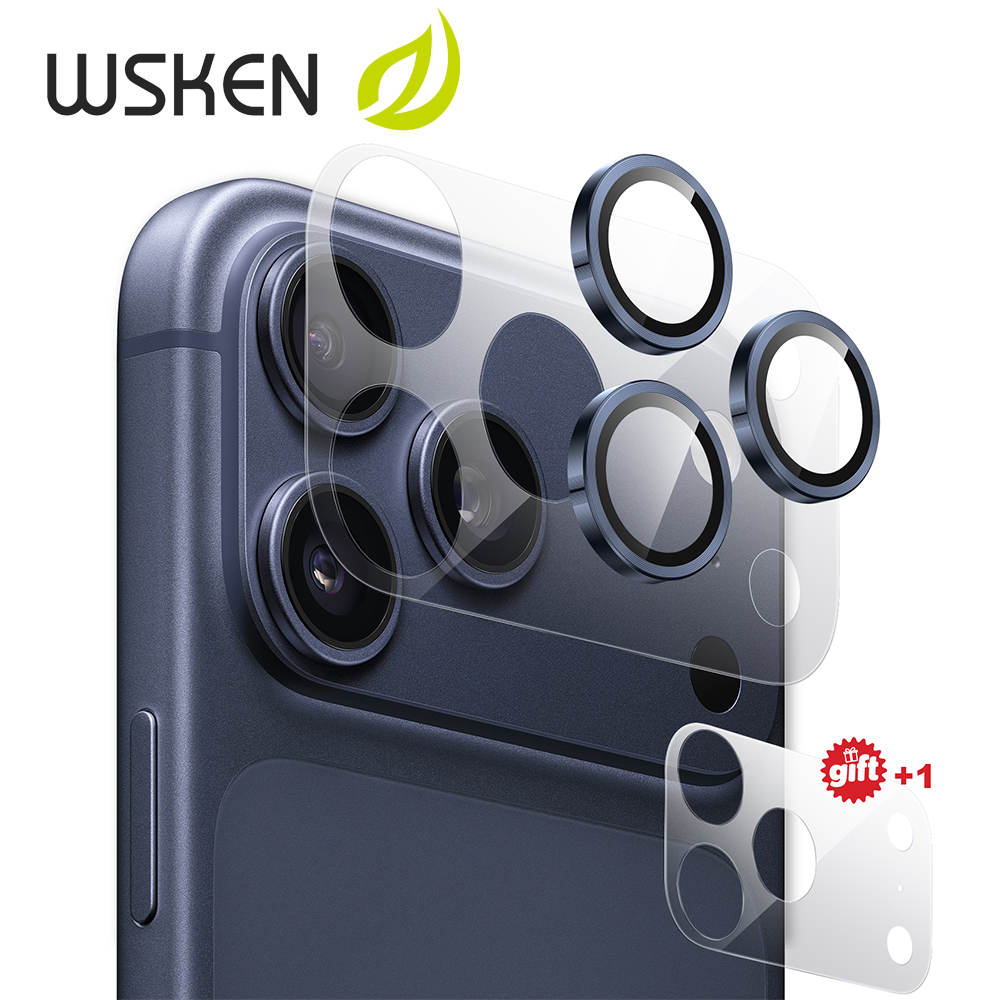 WSKEN ฟิล์มกล้อง ฟิล์มกันรอยสําหรับ iPhone 17 Pro Max กล้องหลัง กระจกนิรภัย ที่ยึดเลนส์ โปร่งใส ไอโฟน 17Pro 17 ฟิล์มไฮโดรเจล