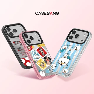 CASEBANG ImagiSnap แม่เหล็ก กันกระแทก Military Clear/Pink/Black case iPhone 15-17