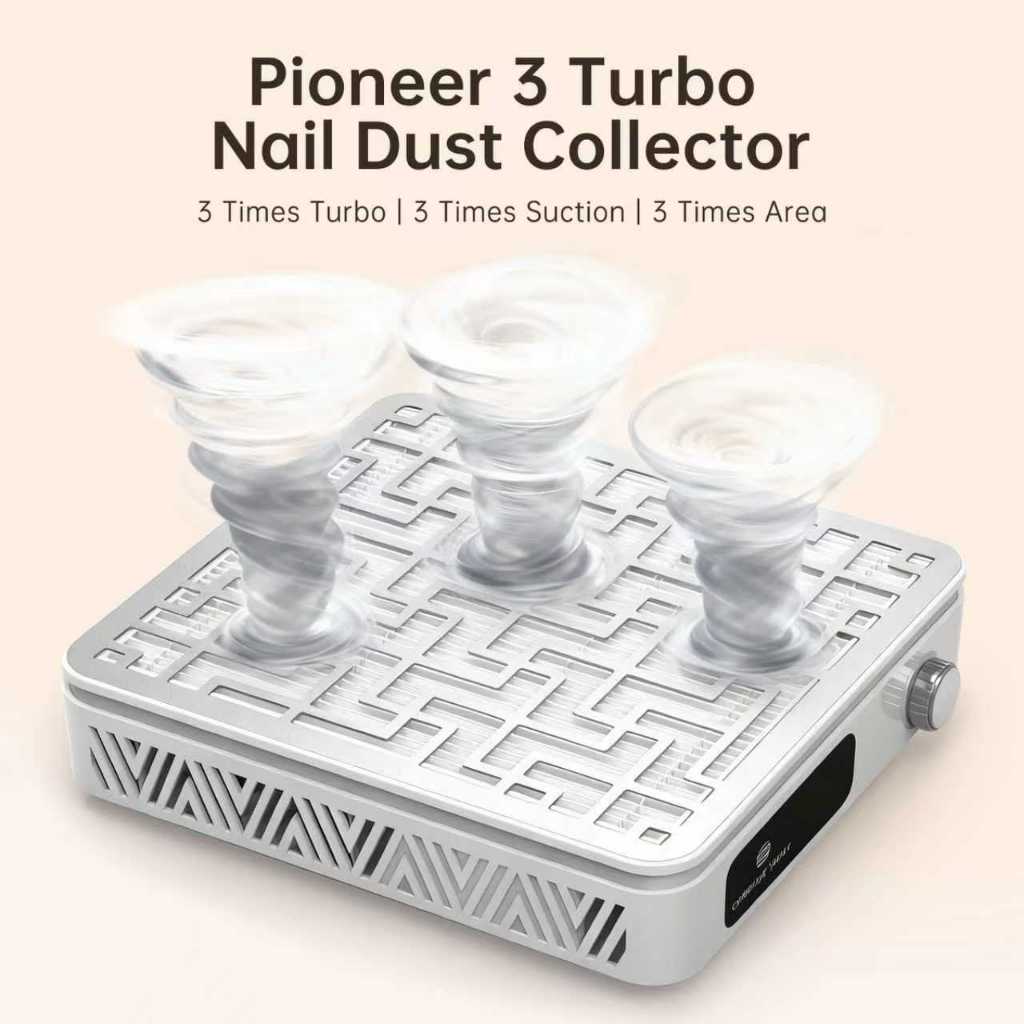 [พรีออเดอร์]   รุ่นไร้สาย รุ่นใช้แบตเตอรี่  ของเเท้100% CS-602 Ultra-Thin Silent Three Turbo ดูดสูงขัดเล็บกําจัดฝุ่นกรองฝุ่นเครื่องดูดฝุ่นร้านเล็บทุ่มเท nail dust collector