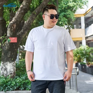 【ส่งไว จากไทย】 เสื้อยืดผู้ชายไซส์ใหญ่ 4XL-8XL ผ้าไหมนม นุ่มเย็น ระบายอากาศ ทรงหลวม ใส่สบาย