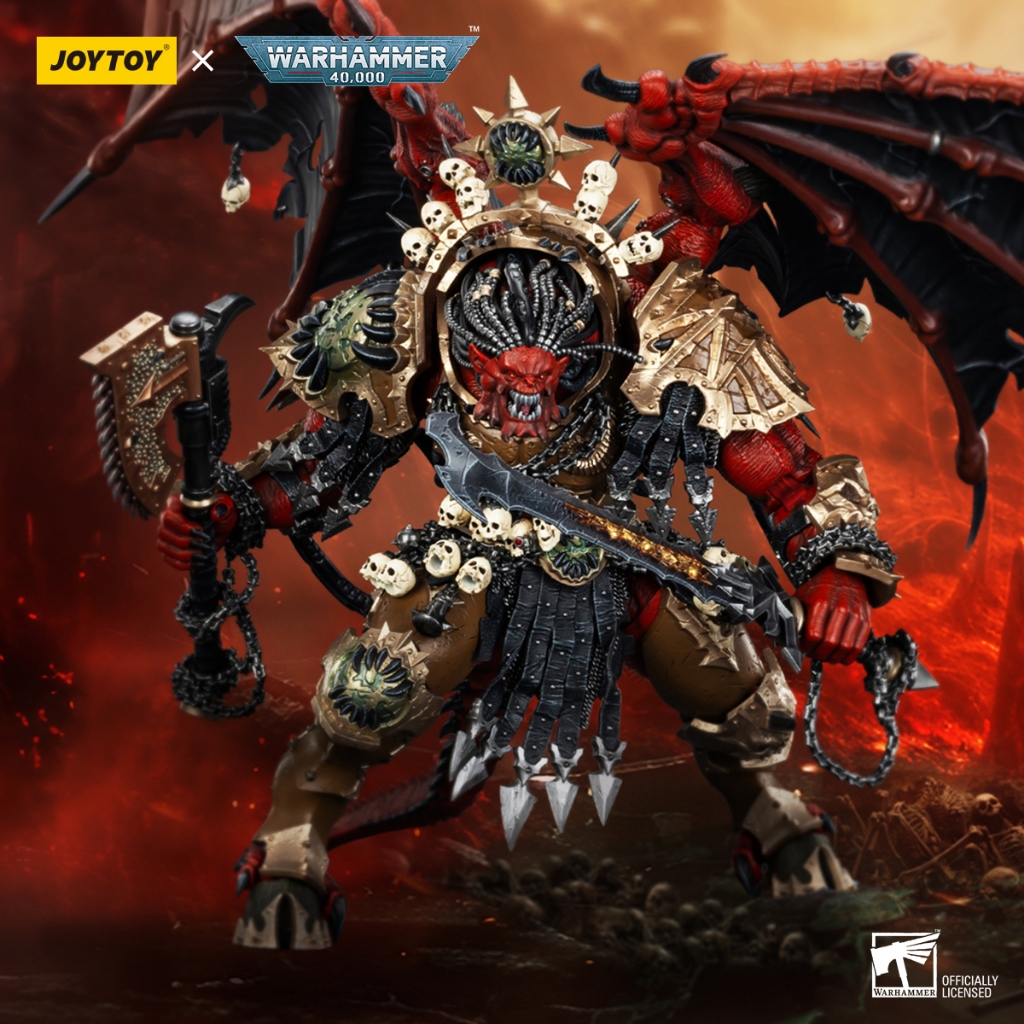 Happel Victory Warhammer 1/18 World Eater Anglo Demon Original Kahn JT01178 โมเดลเคลื่อนย้ายได้