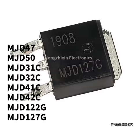 1-5PCS MJD47 MJD50 MJD31C MJD32C MJD41C MJD42C MJD122G MJD127G MJD122 MJD127 TO-252 Darlington ทรานซ