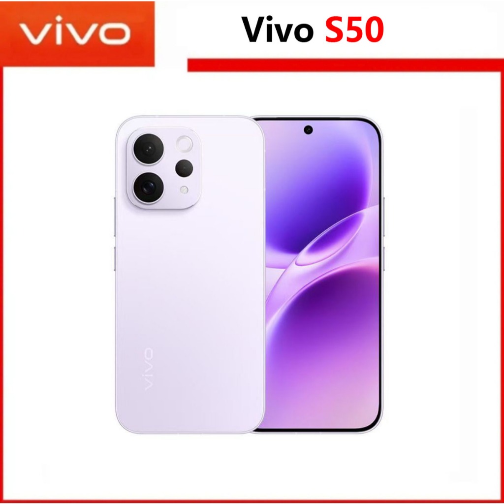 Vivo S50 5G สมาร์ทโฟน 6.59 นิ้ว AMOLED 120Hz Snapdragon 8s Gen 3