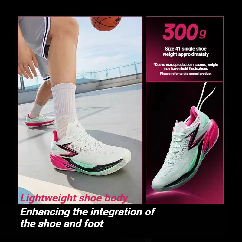 361 Degrees Biospeed BB2.0 รองเท้าบาสเก็ตบอล Slip-Resistant 672611103 thumbnail 5