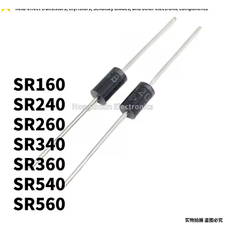 1-5PCS ใหม่ SR160 SR240 SR260 SR340 SR360 SR540 SR560 ใส่โดยตรง Schottky ไดโอด