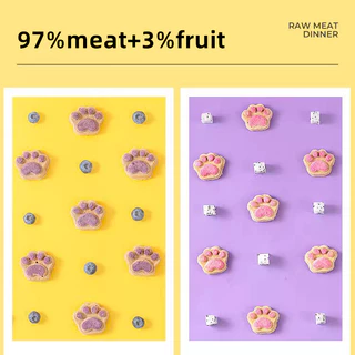 Pawfit 冻干生骨肉Freeze dried แห้ง Raw Pet Snack cat paw อาหารแมวรักษาน้ํามันปลา