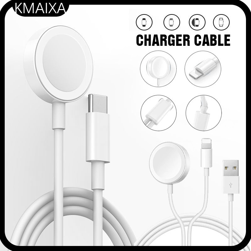 3 2 IN 1 USB Wireless Magnetic Fast Charger สําหรับ Apple Watch Ultra 3 2 Iwatch SE Series 11/10/9/8/7/5/4/SE 3/2/1 49 มม.46 มม.45 มม.42 มม.44 มม.40 มม.38 มม.