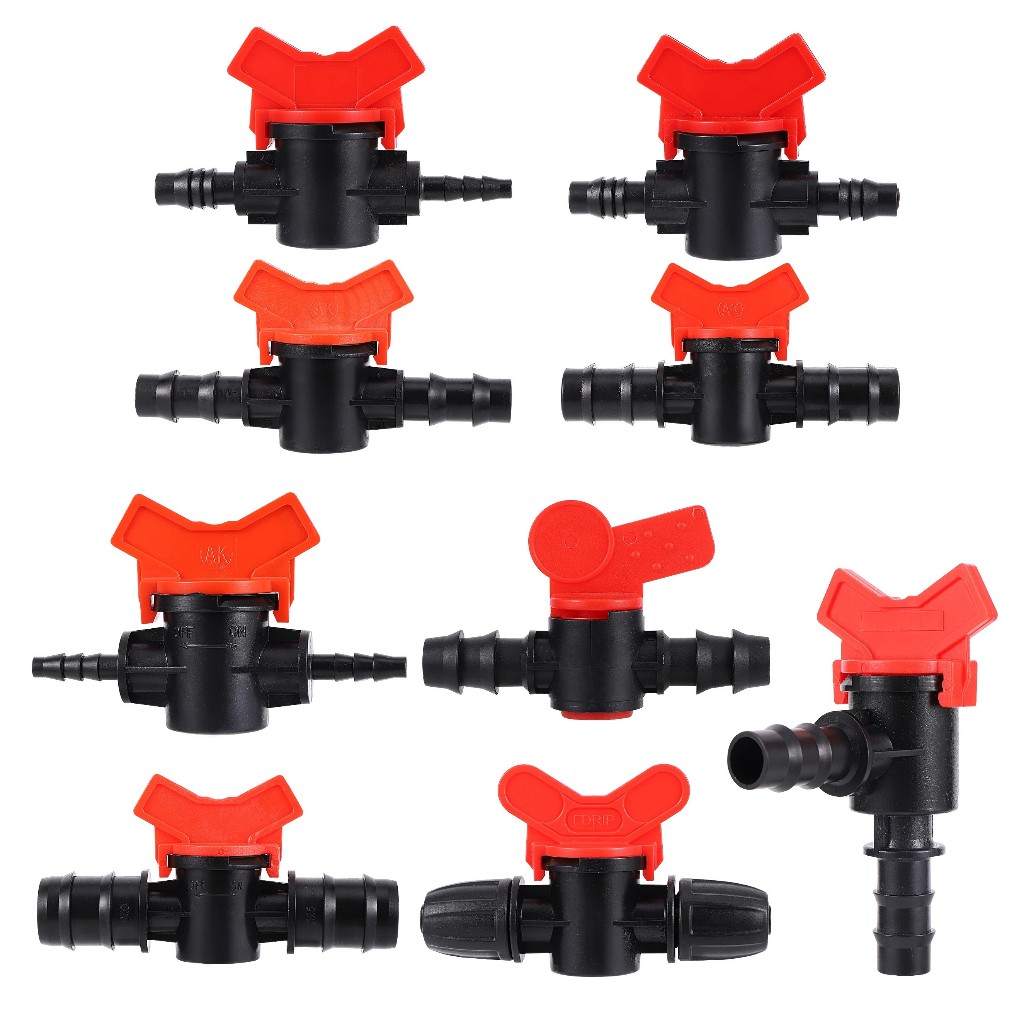 วาล์วเครนหนาม ขั้วต่อสวน Waterstop สําหรับท่อ 5/8/13/16/21 มม. (1 ชิ้น)