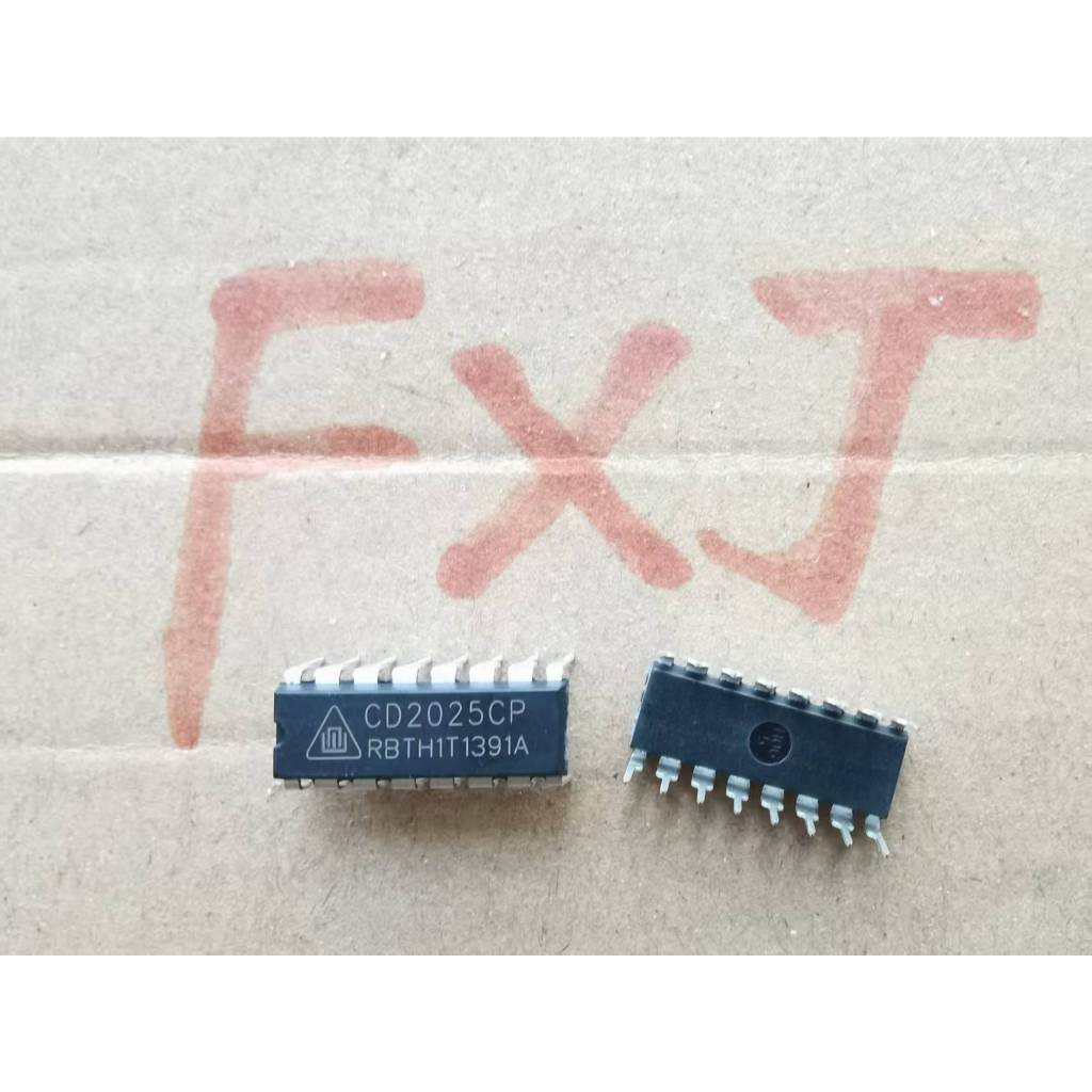 ((10 ชิ้น) CD2025CP CD2025 Dual Channel Power Amplifier DIP-16