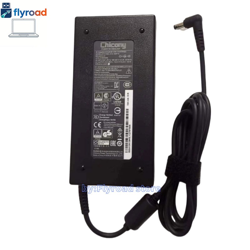 Chicony 180W อะแดปเตอร์สําหรับ MSI GT60 GT70 GX60 GX70 GS40 GS60 GS65 GS70 GV62 GE60K GE62 แล็ปท็อปช