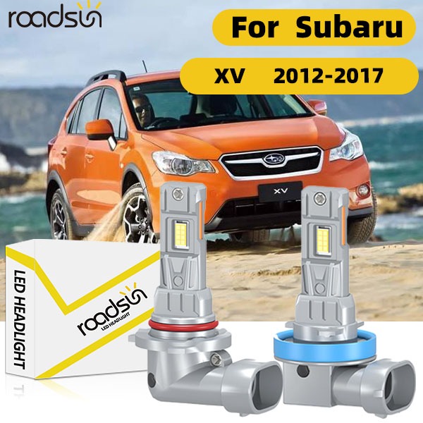 Fit สําหรับ Subaru XV 2012-2017 ไฟหน้ารถหลอดไฟ Super White ฮาโลเจน 800% ความสว่าง High Beam Low Beam
