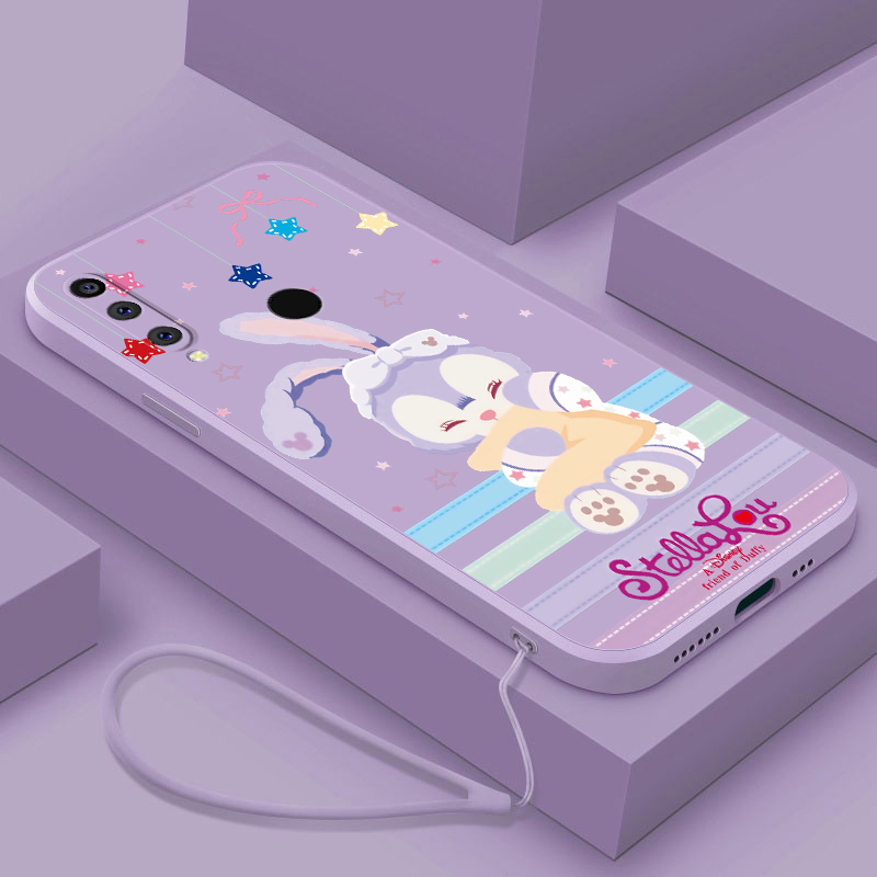 Huawei Y9 Prime 2019 Y9 Y7P Y6P Y7 Y6 Pro 2019 StellaLou Casing Liquid Phone Case Candy Color Soft C