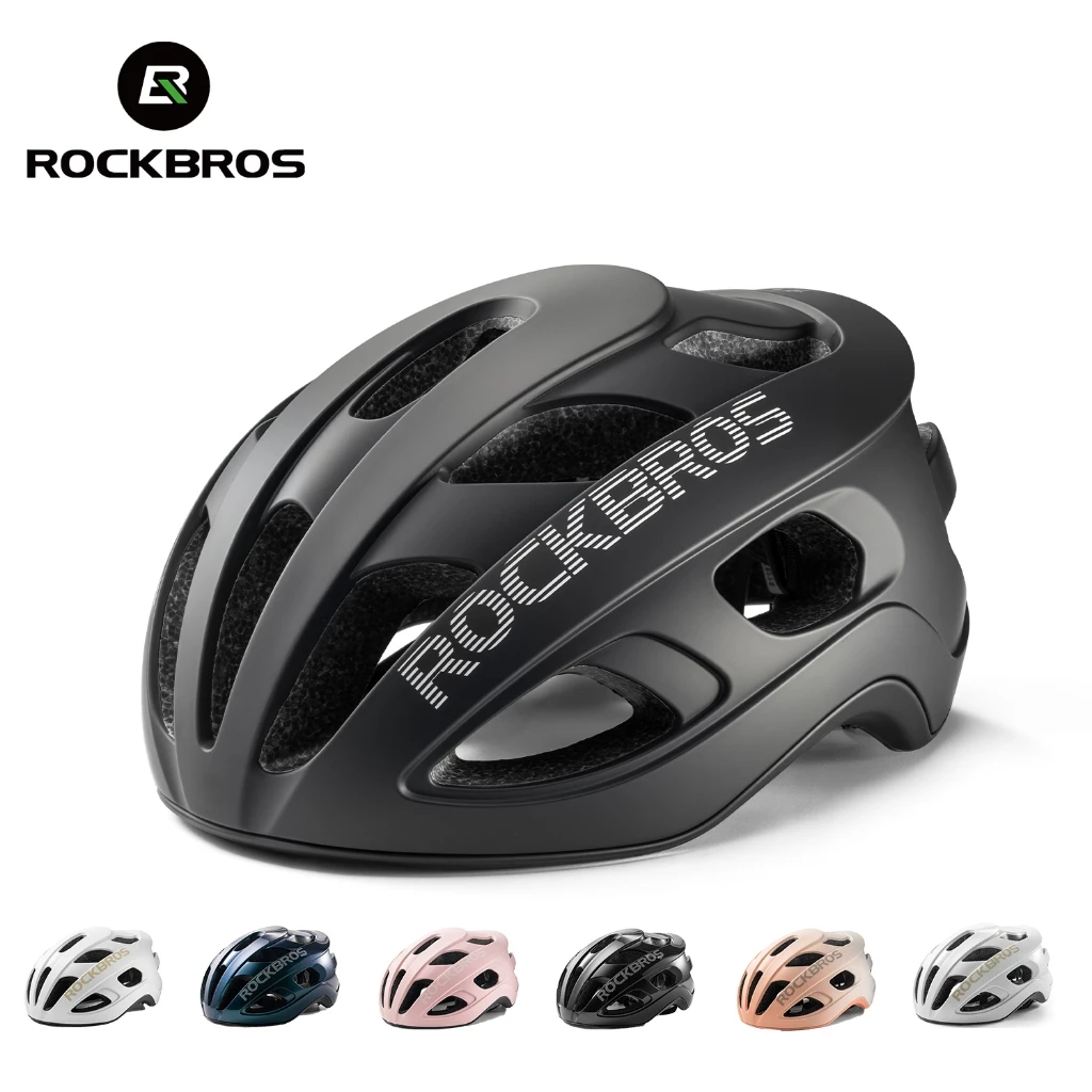 【TH Delivery】ROCKBROS หมวกกันน็อคจักรยาน น้ำหนักเบา ระบายอากาศดี ใส่สบาย ปลอดภัย ปรับกระชับได้ สำหรับ MTB / เสือหมอบ