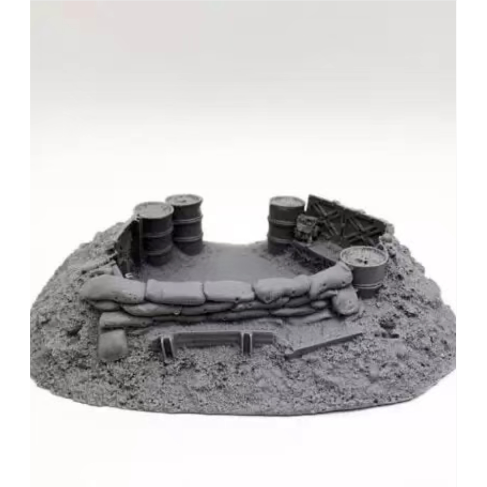 เรซิ่นไวท์ รุ่น Z-442 40K Terrain Empire Frontline Command OEIW