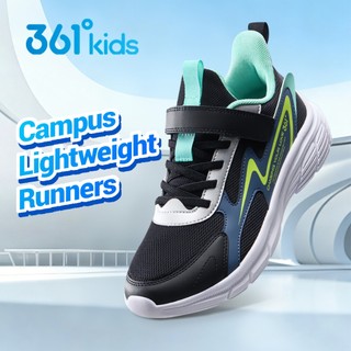 361 Degrees Kids Running Shoes EU33-42 Soft Sole Lightweight Ankle-Protect Children Boy's Sneakers