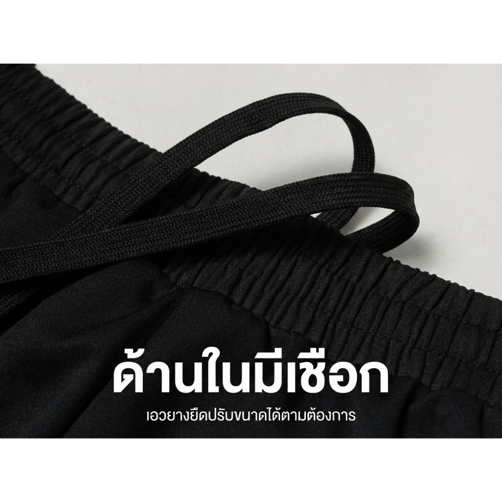 กางเกงขาสั้น กางเกงขาสั้นผู้ชาย  กางเกงออกกำลังกายขาสั้น กางเกงวิ่ง 2in1 - รูปที่ 4