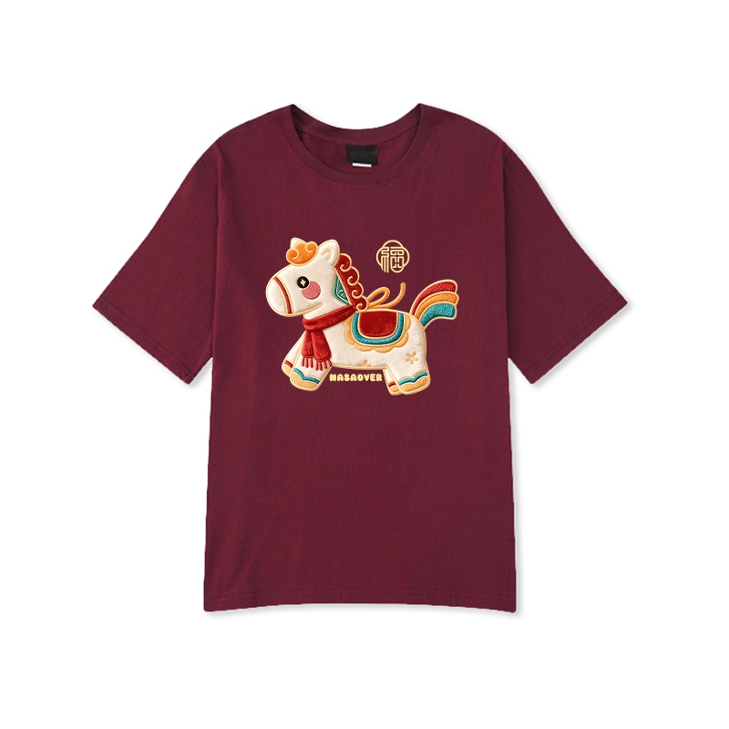 【จัดส่งตลอด 24 ชั่วโมง】🔥BCKR เฉพาะกลุ่ม ลิมิเต็ดปีม้า เสื้อผญ เสื่อยืด🐴oversize คอกลม เสื้อYG3763 - รูปที่ 7