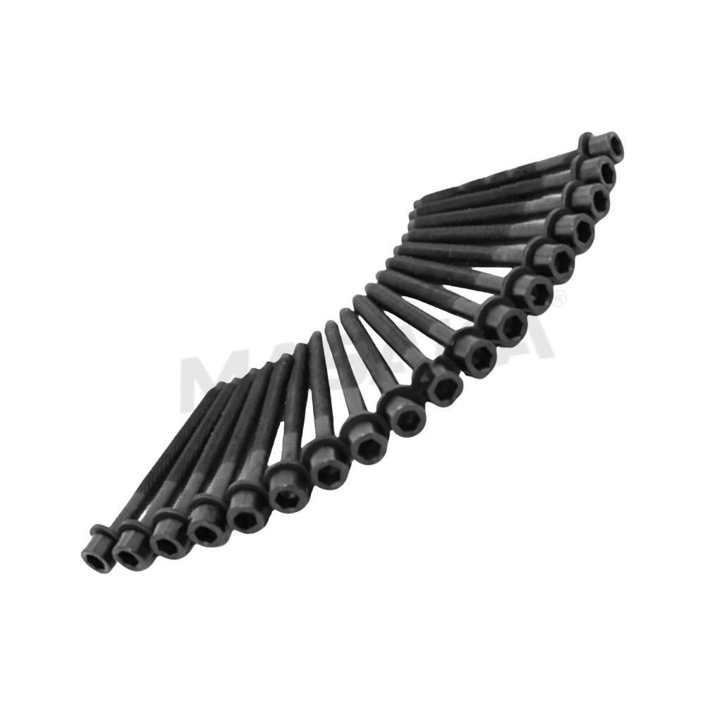 4N13 4N14 18x หัว Bolt ชุดสําหรับ Mitsubishi Triton Lancer VIII 1.8 2010- 1005B586