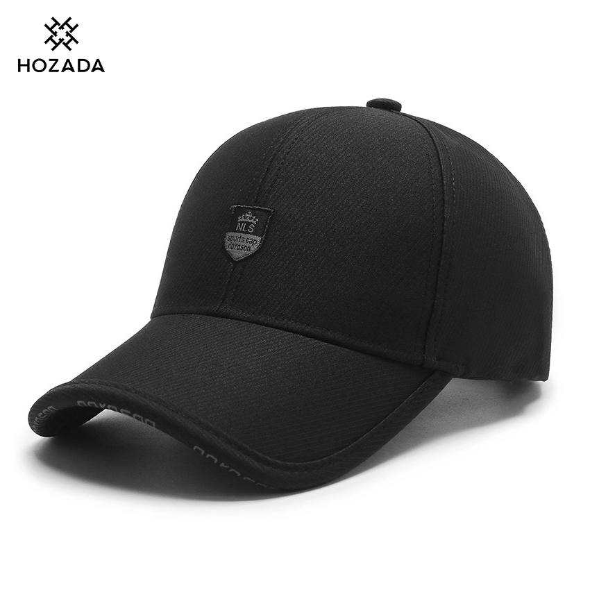 HOZADA หมวกเบสบอลผู้ชาย ดีไซน์แฟชั่น ระบายอากาศได้ ป้องกันแสงแดด สำหรับกิจกรรมกลางแจ้งทุกวัน