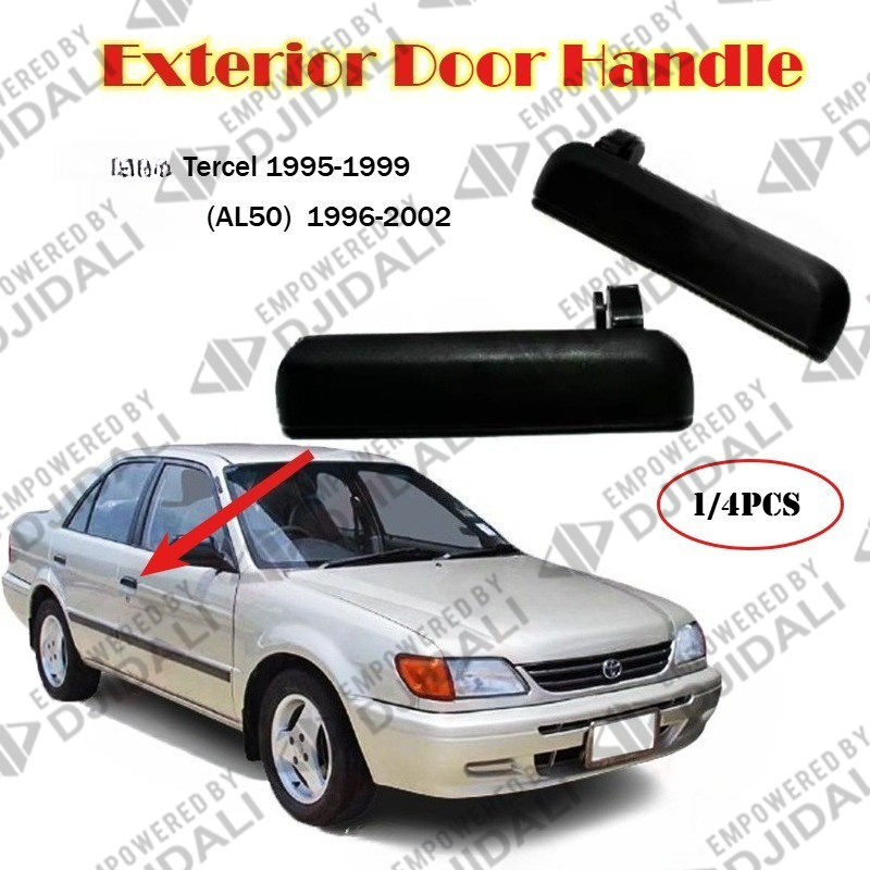 มือจับประตูนอกสีดําสําหรับ soluna (al50) tercel