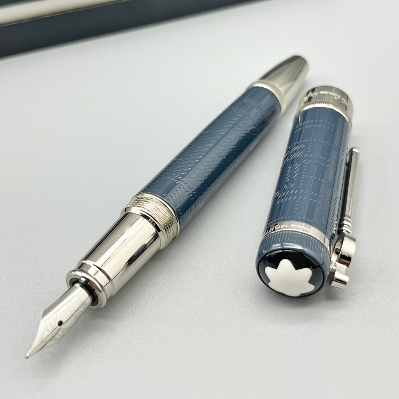 MB Fountain Pen Celebrity Series Arthur Conan Doyle Blue/Black Pen Holder