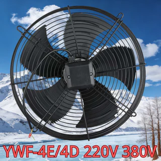 YWF-4E/4D Series พัดลมโรเตอร์ภายนอก 220V / 380V สําหรับเก็บความเย็นและอุปกรณ์อุตสาหกรรม – ประเภทการดูด ขนาด 250S / 300S / 350S / 400S