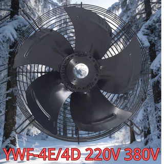 YWF-4E/4D Series พัดลมโรเตอร์ภายนอก 220V / 380V สําหรับเก็บความเย็นและอุปกรณ์อุตสาหกรรม – ประเภทการดูด ขนาด 250S / 300S / 350S / 400S